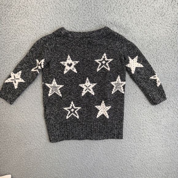 GAP Sweater Baby Girl 18 Months Gray Stars Jeans Easter Chick Outfit Bundle Zara - Picture 10 of 11